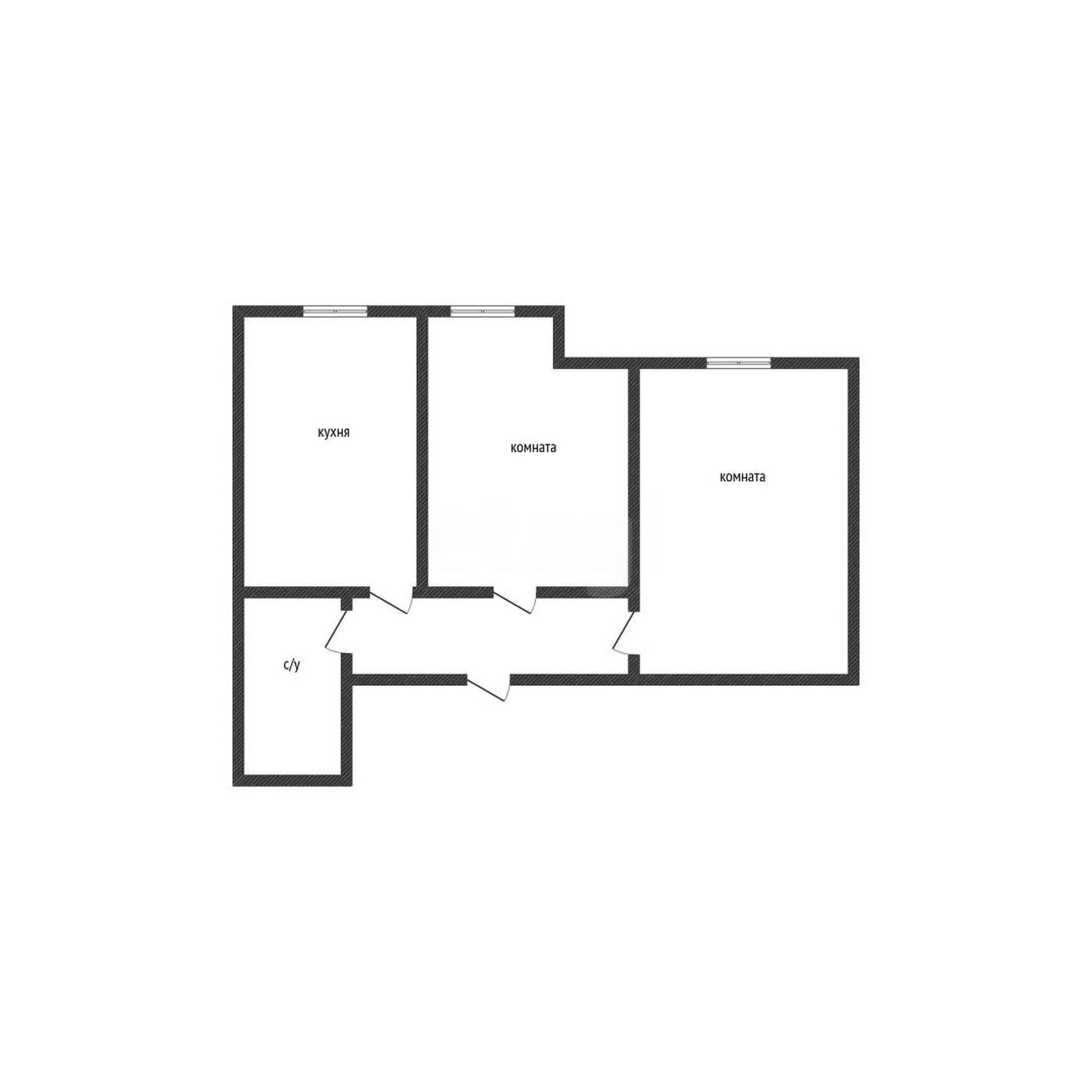 2-к квартира, 54м² (Шоссейная улица, 70/1) - миниатюра 9