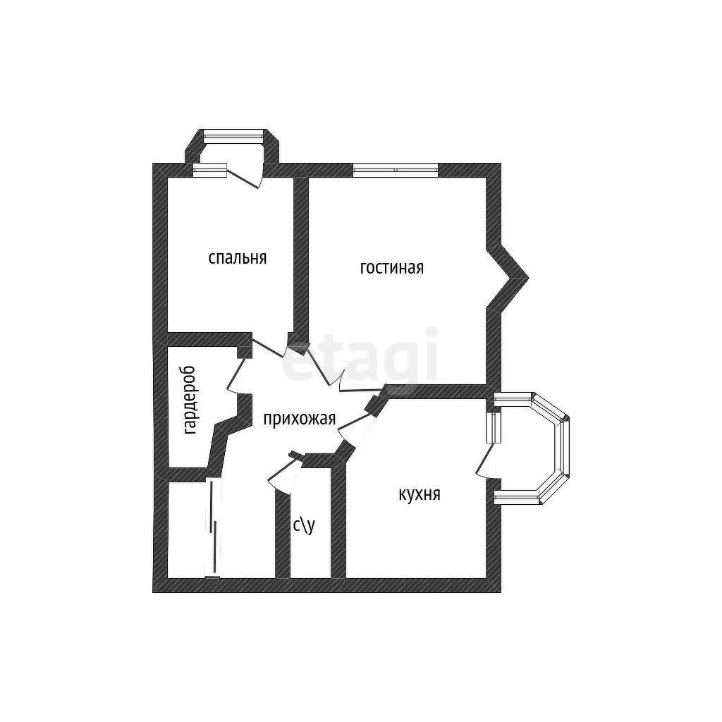 2-к квартира, 80м² (Гимназическая улица, 40) - миниатюра 33