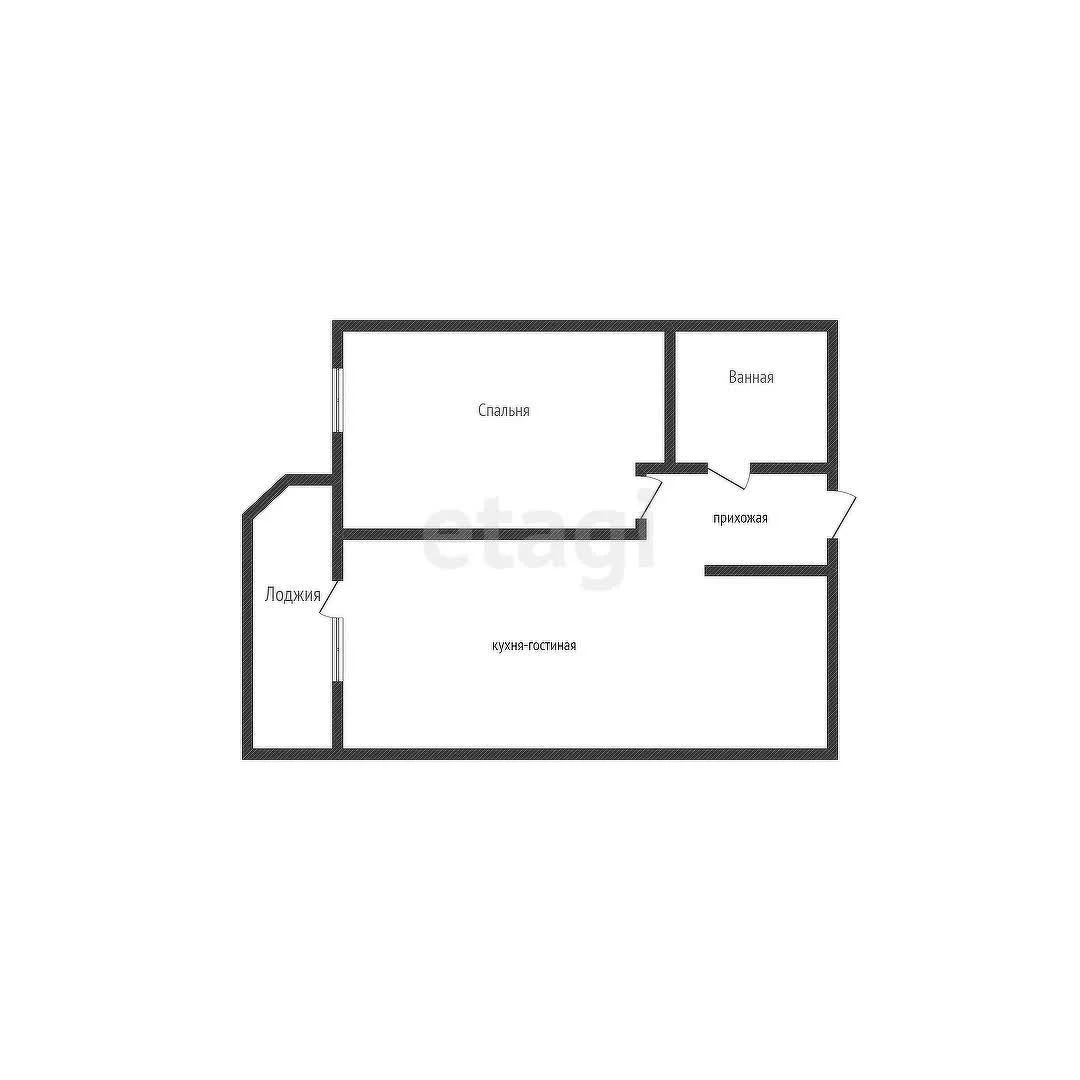 1-к квартира, 41.9м² (5-я Дорожная улица, 68к2) - миниатюра 20
