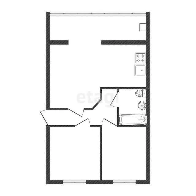 2-к квартира, 69м² (улица Лаухина, 2) - миниатюра 16