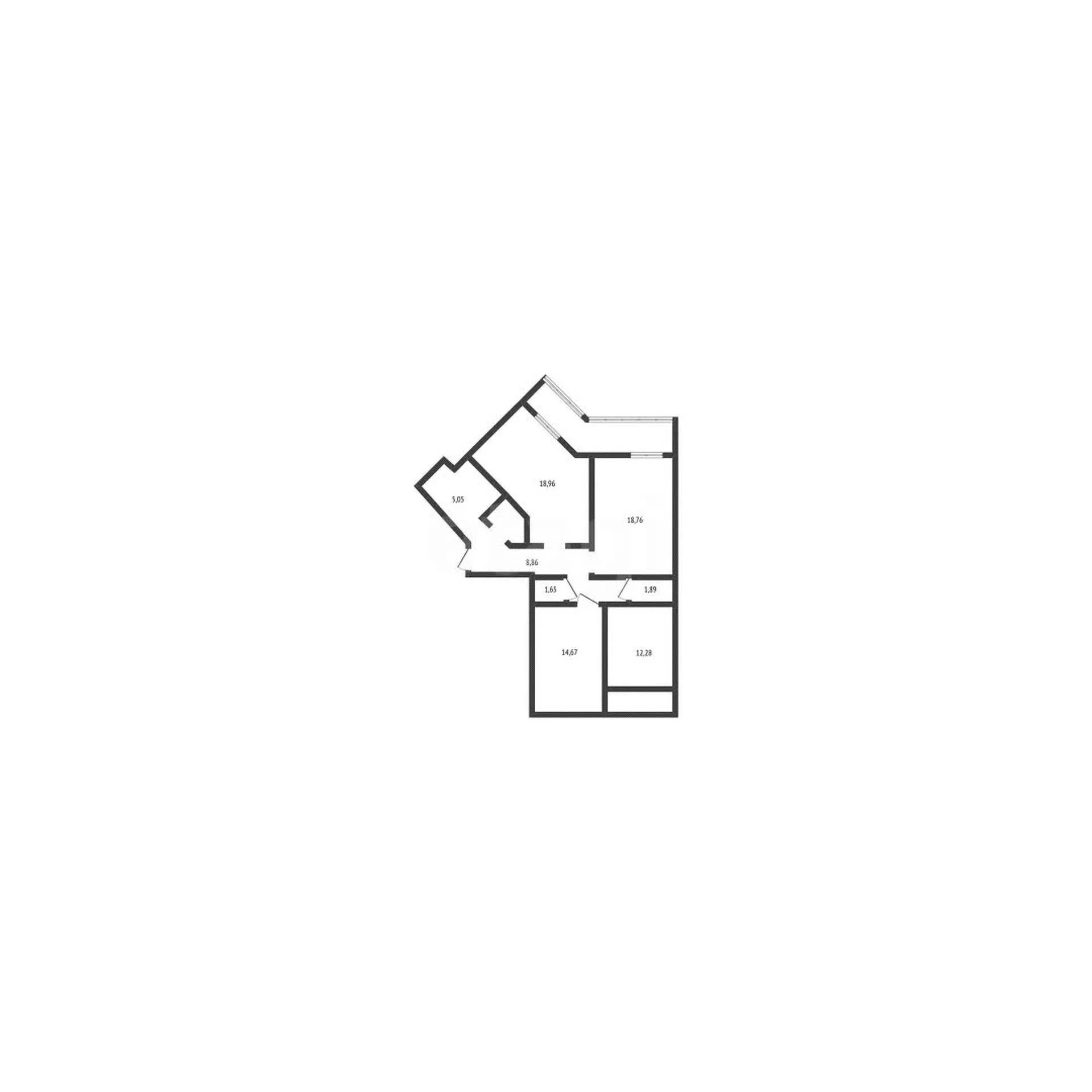 3-к квартира, 88.2м² (улица Красных Партизан, 4/15) - миниатюра 16