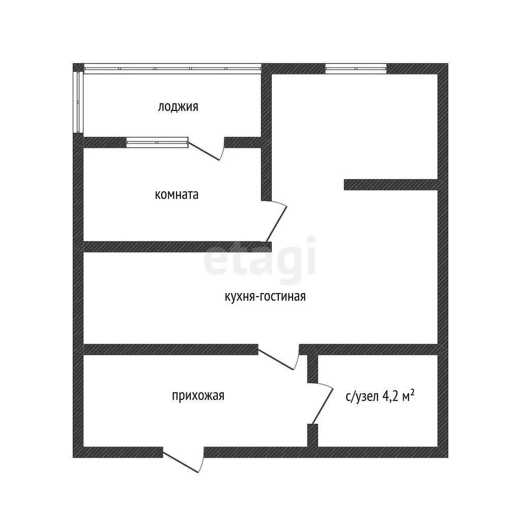 2-к квартира, 44.6м² (Домбайская улица, 10/2) - миниатюра 18
