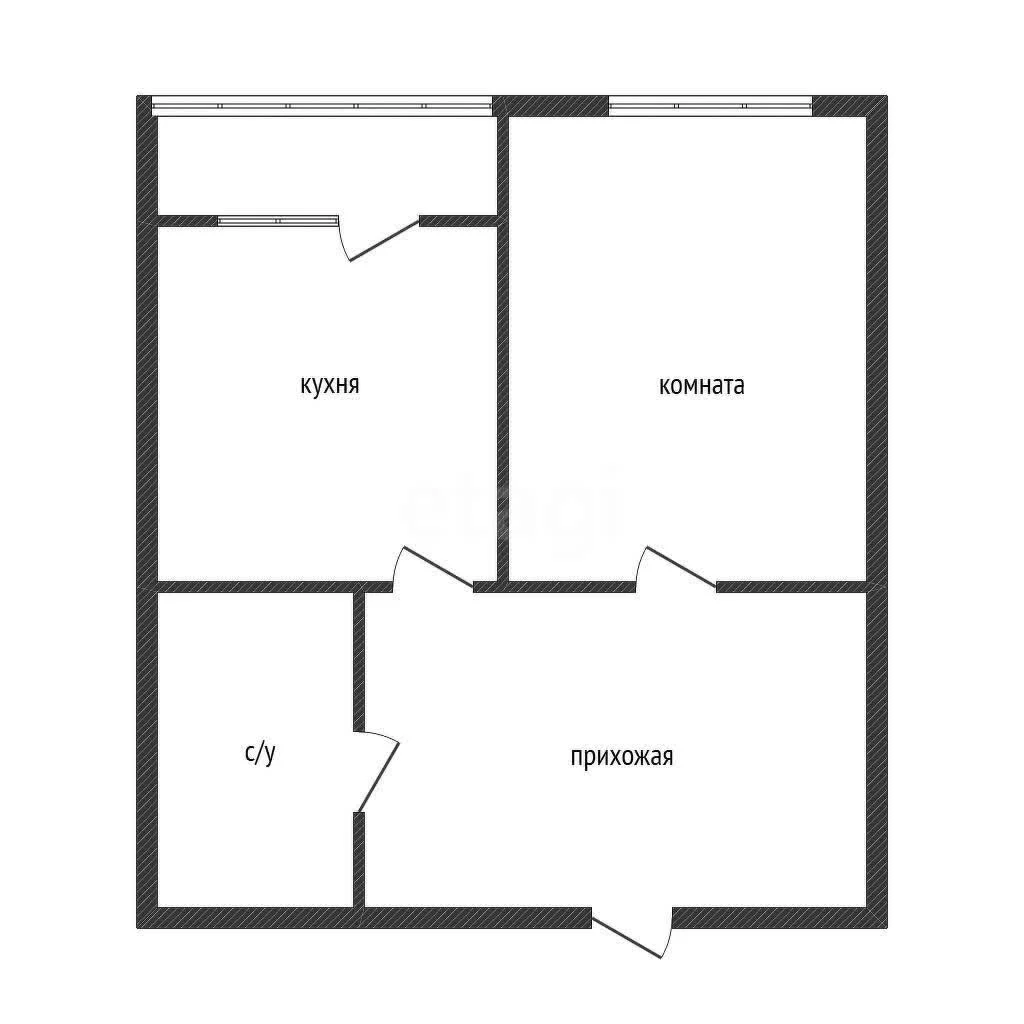 1-к квартира, 36.7м² (Московская улица, 118к1) - миниатюра 10