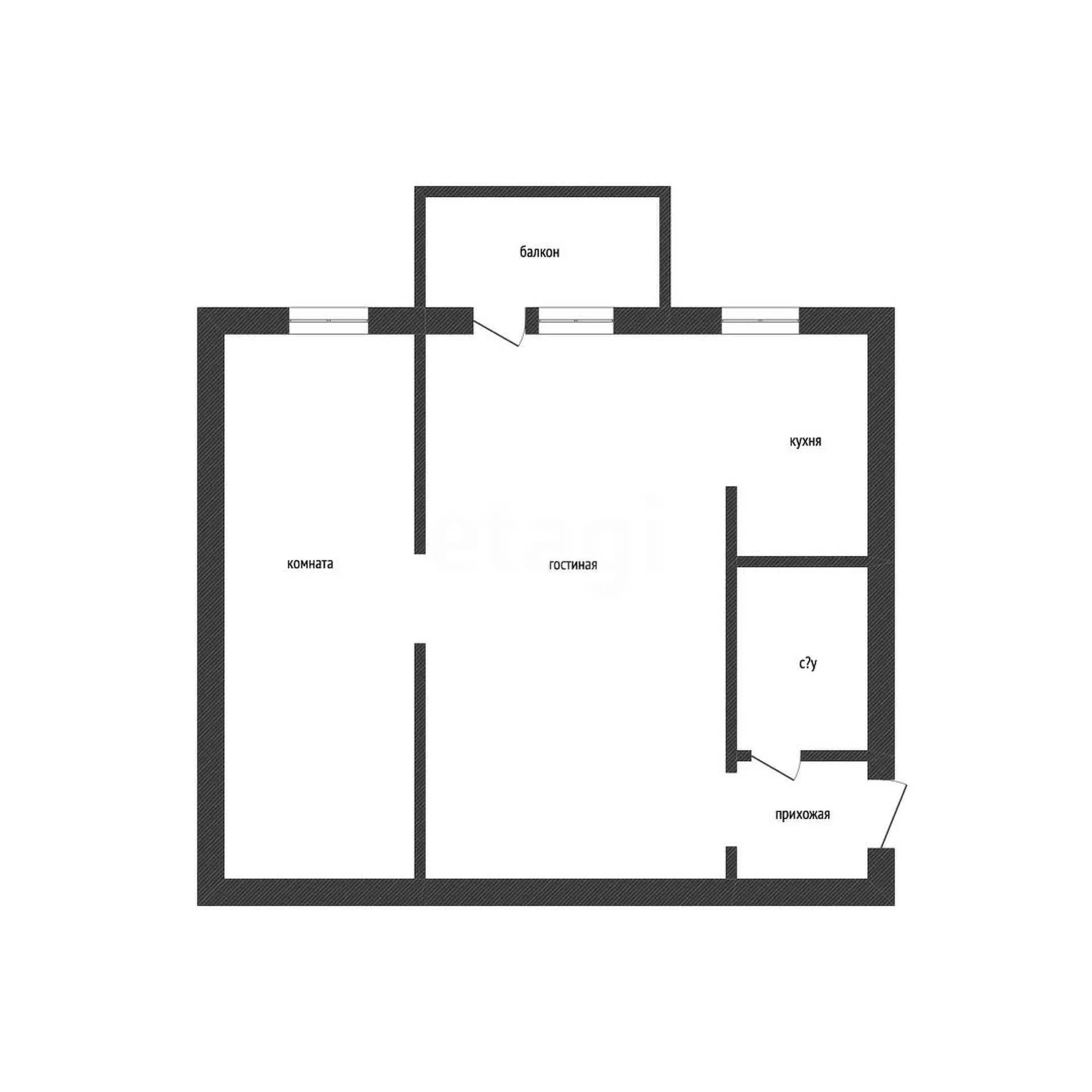 2-к квартира, 43.4м² (улица Щорса, 47) - миниатюра 21