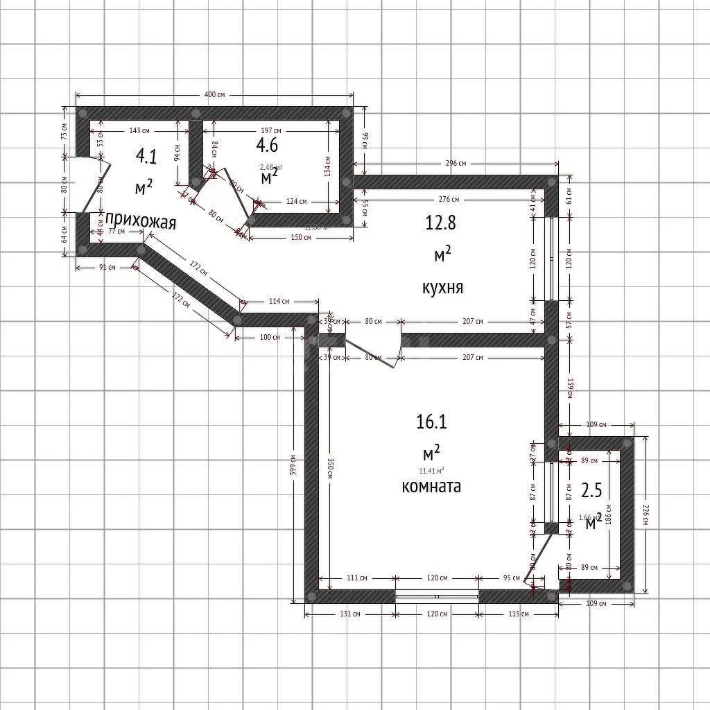 1-к квартира, 37.5м² (Длинная улица, 192) - миниатюра 10