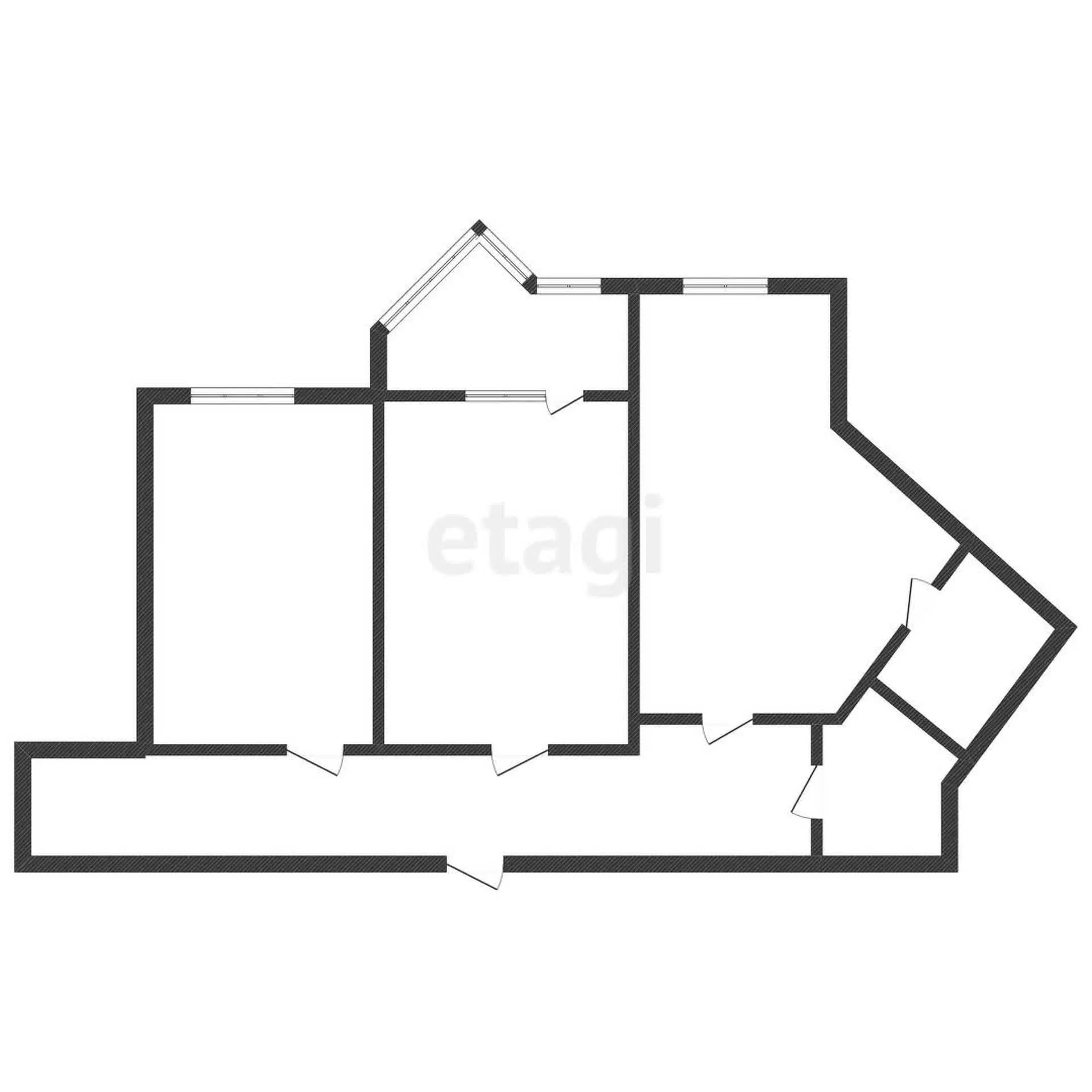 2-к квартира, 71м² (улица Ветеранов, 85) - миниатюра 27