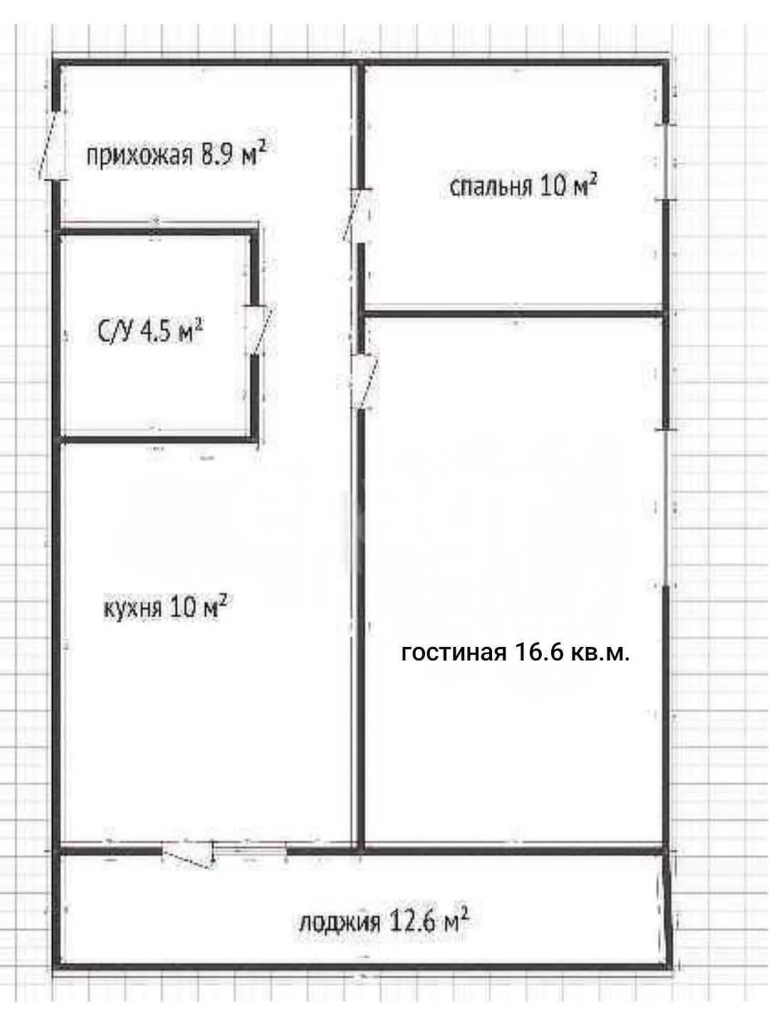 2-к квартира, 50м² (Командорская улица, 1к1) - миниатюра 28