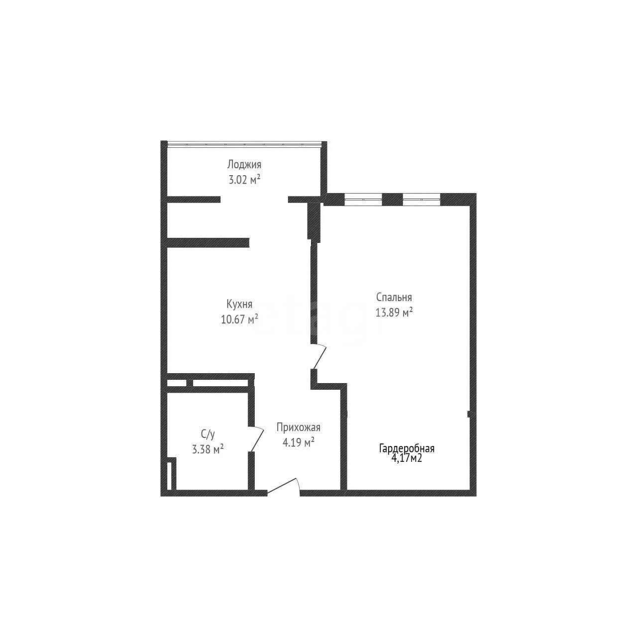 1-к квартира, 36.7м² (Круговая улица, 4/1к3) - миниатюра 30