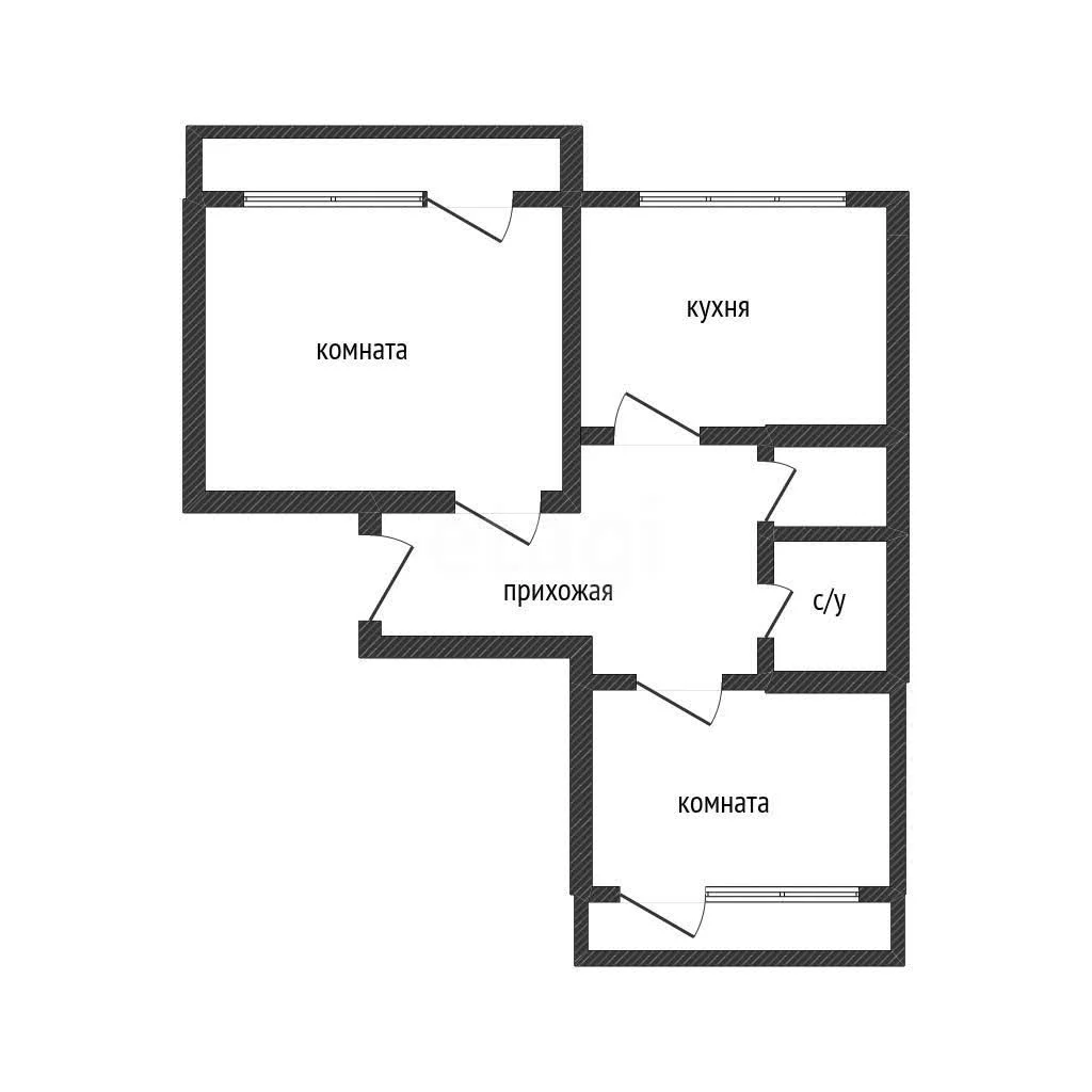 2-к квартира, 56.8м² (Домбайская улица, 55к3) - миниатюра 6