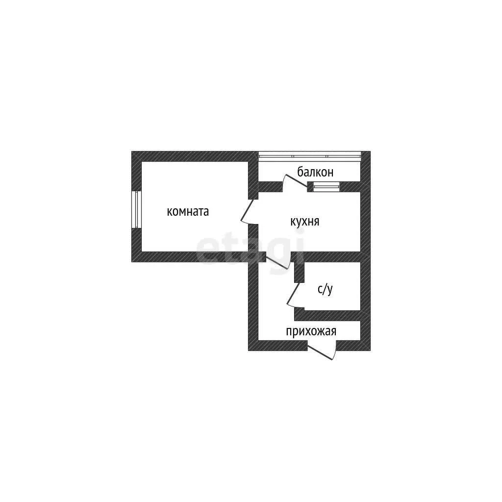 1-к квартира, 37.5м² (улица Корчагинцев, 6) - миниатюра 8