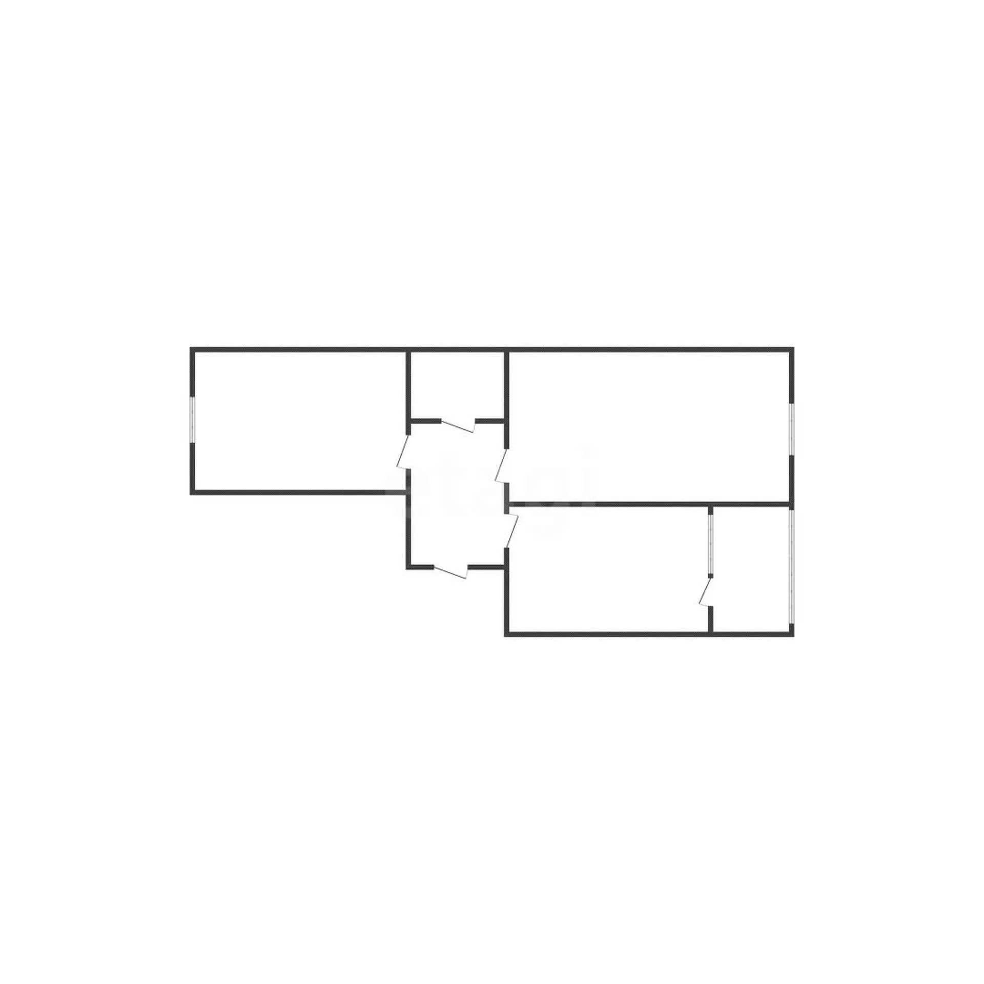 2-к квартира, 57.6м² (улица Лётчика Позднякова, 2к4) - миниатюра 19