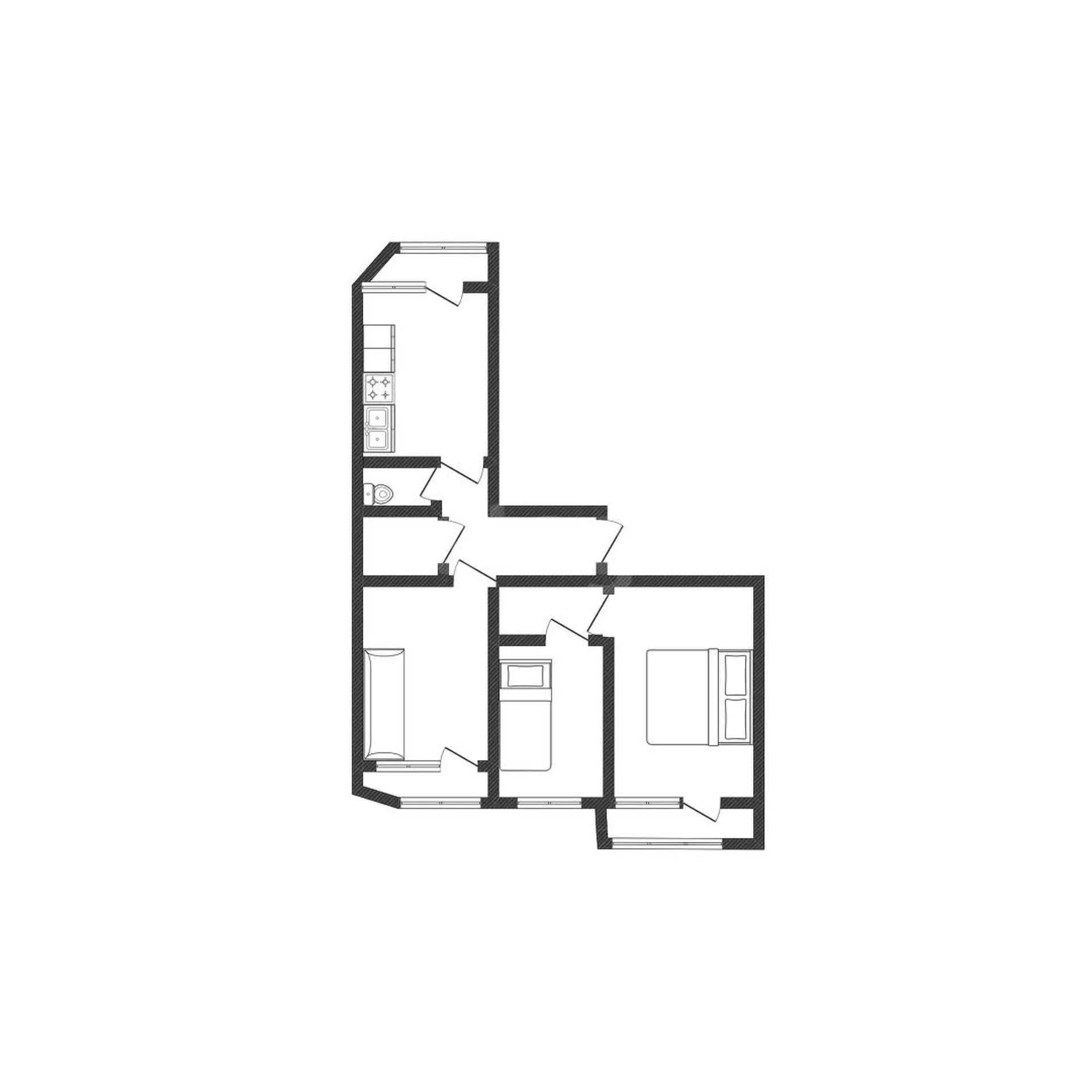 3-к квартира, 82м² (улица имени Героя Советского Союза Дмитрия Мирошниченко, 41) - миниатюра 15
