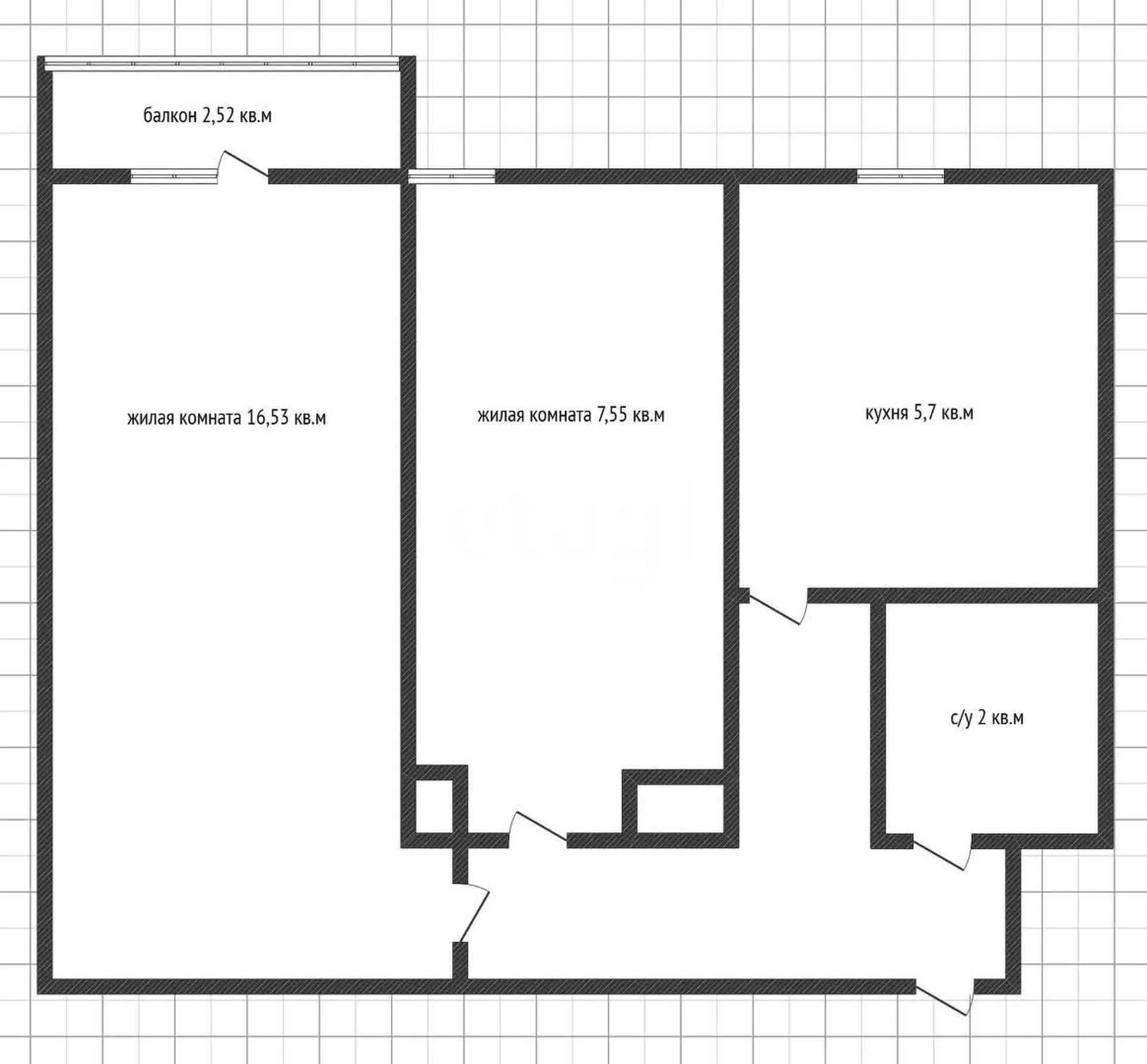 2-к квартира, 40.9м² (улица Котовского, 117) - миниатюра 20