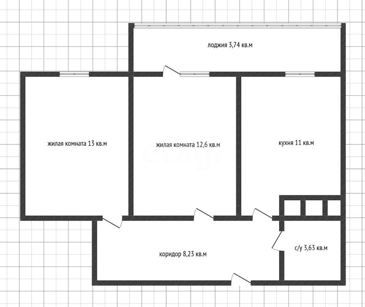 2-к квартира, 49м² (улица Краеведа Соловьёва, 6к5) - миниатюра 28
