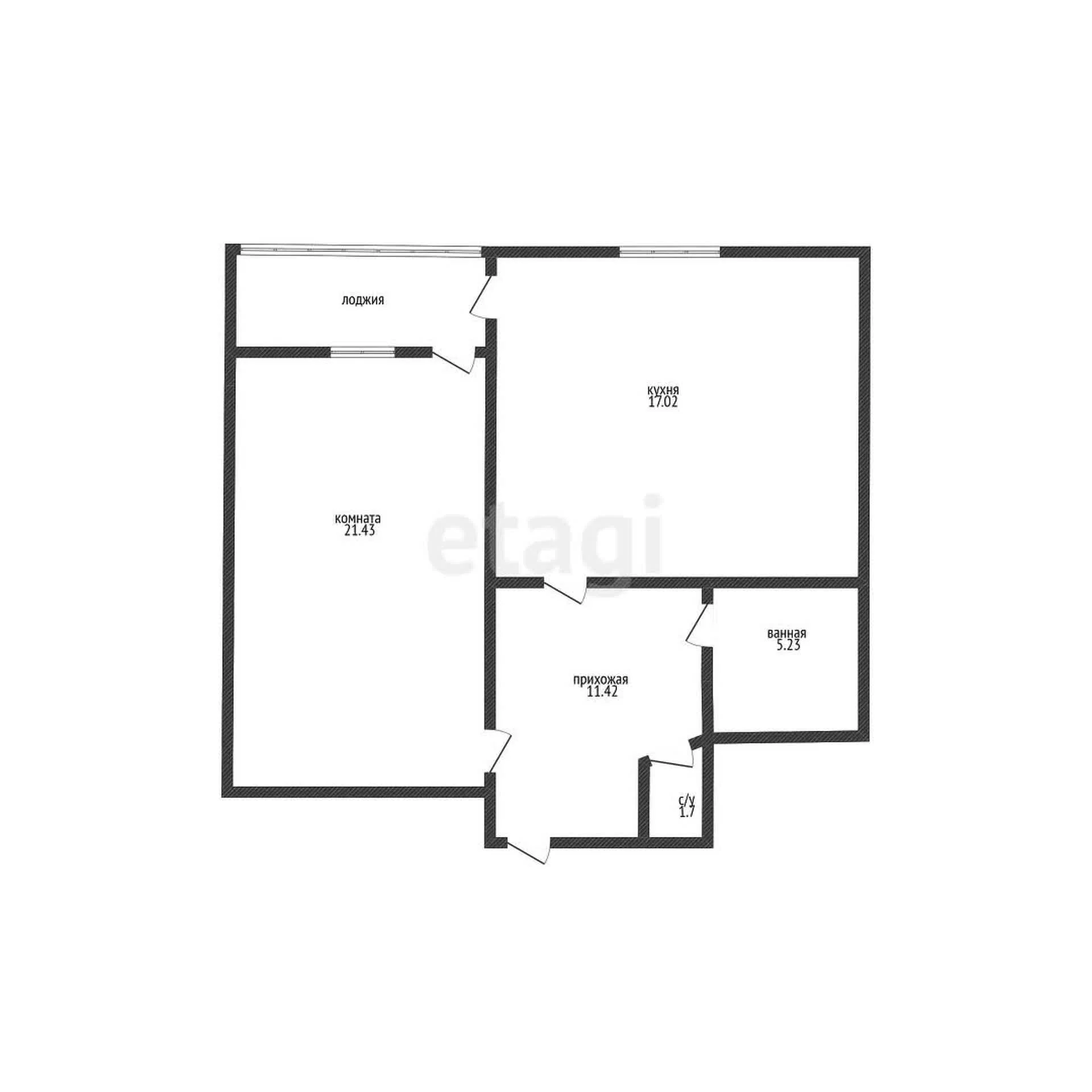 1-к квартира, 56м² (Восточно-Кругликовская улица, 58) - миниатюра 29