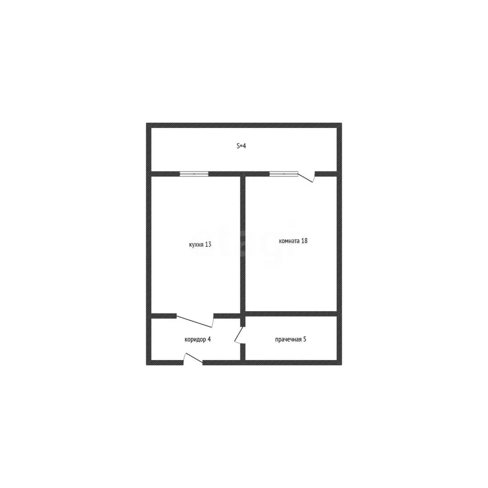 1-к квартира, 46.4м² (Кадетская улица, 5) - миниатюра 13