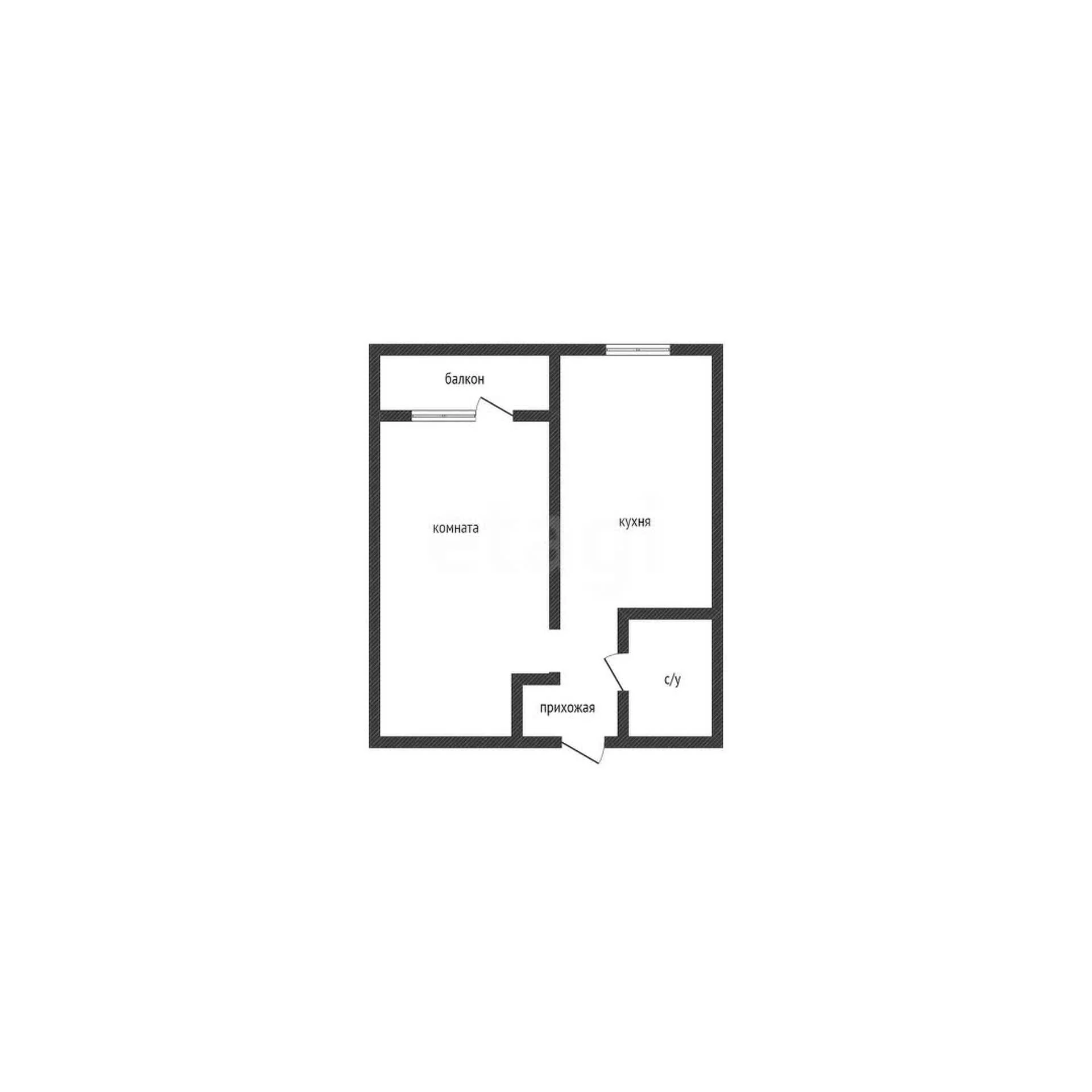 1-к квартира, 36м² (улица Петра Метальникова, 13) - миниатюра 17