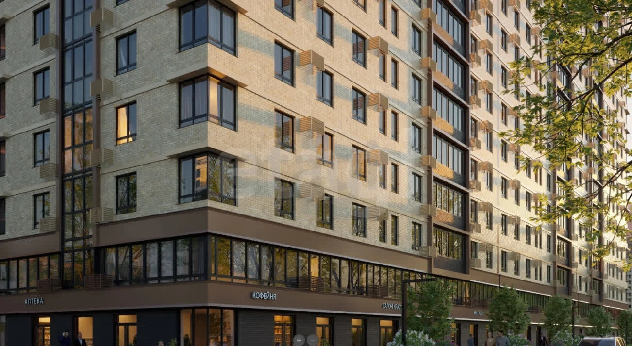 1-к квартира, 44.4м² (улица Марины Цветаевой, 1к1) - миниатюра 10