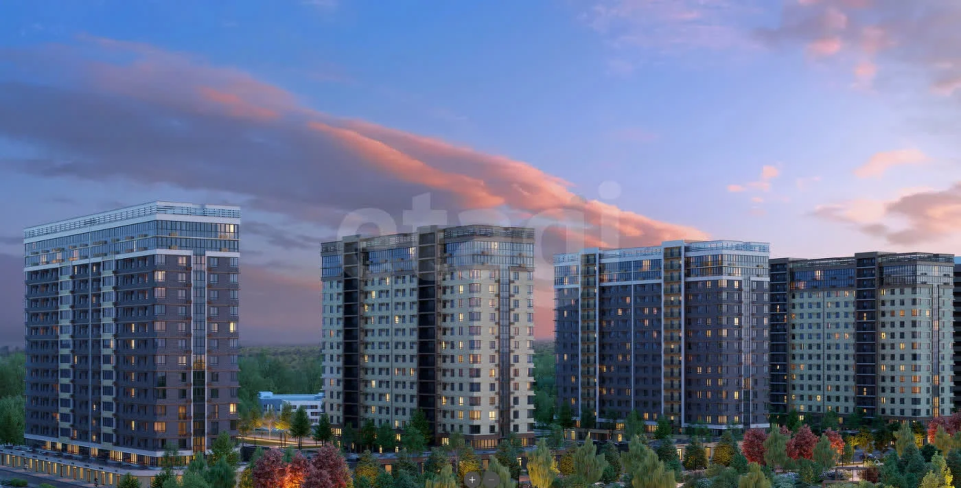 1-к квартира, 44.4м² (улица Марины Цветаевой, 1к1) - миниатюра 13
