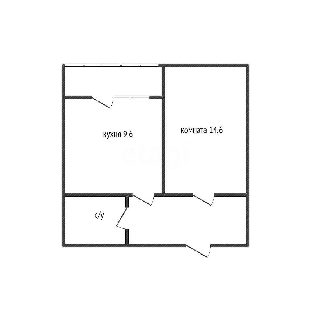 1-к квартира, 32.8м² (Степная улица, 1/1к2) - миниатюра 15