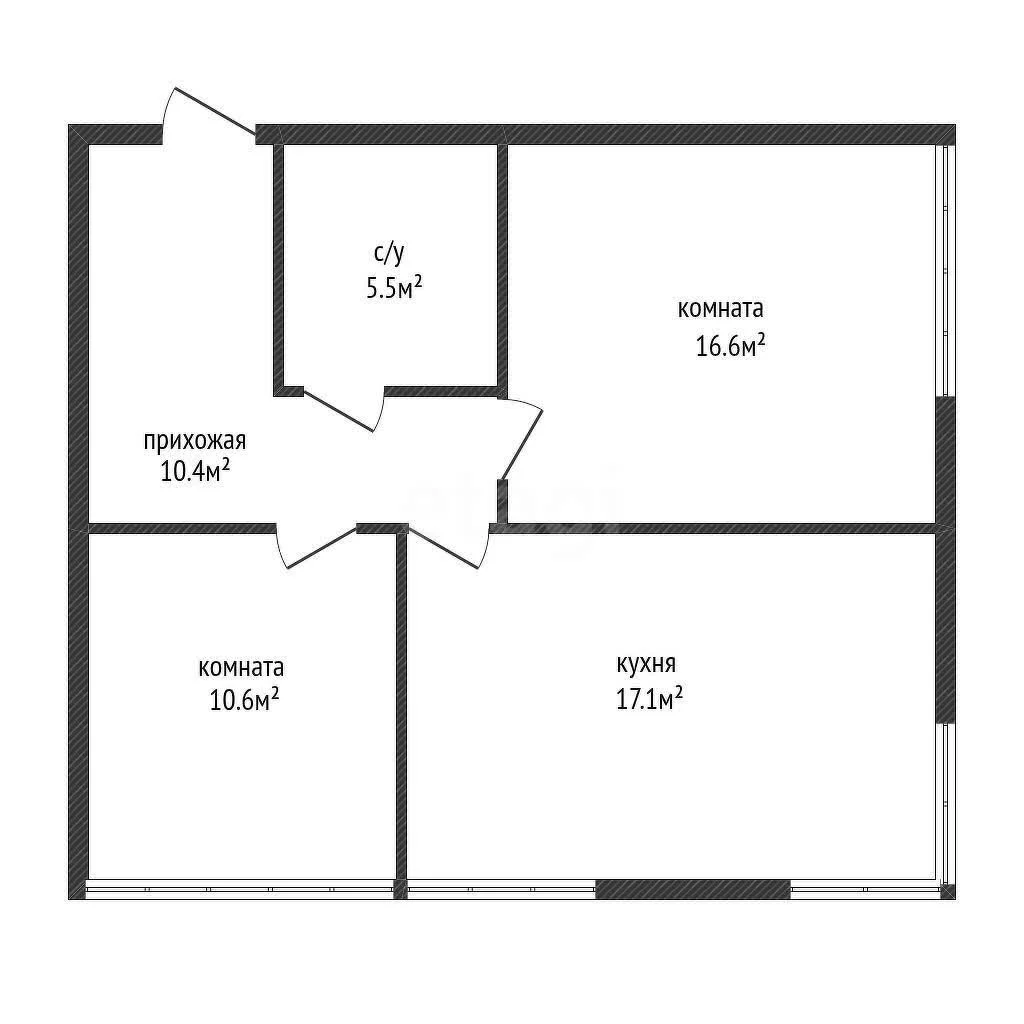 2-к квартира, 60.2м² (улица Марины Цветаевой, 1к1) - миниатюра 17
