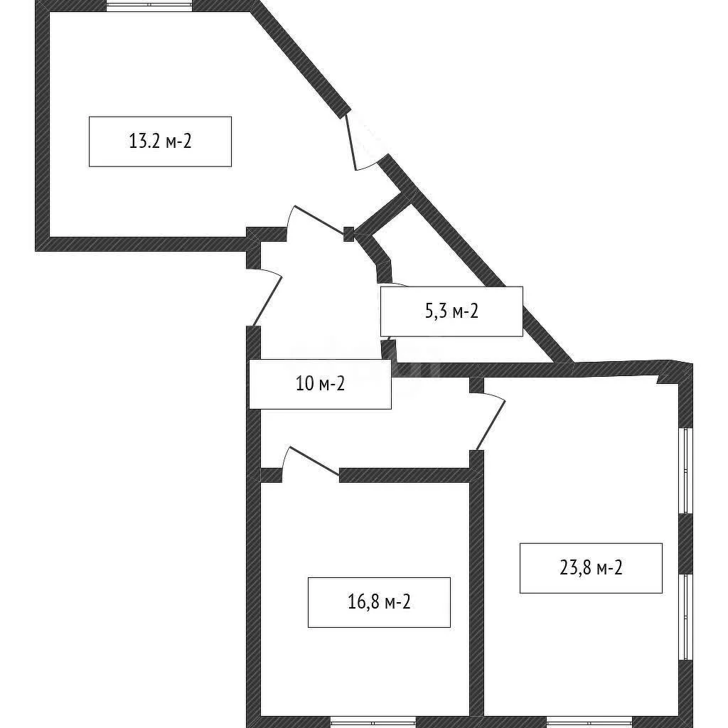 2-к квартира, 69.1м² (Гаражная улица, 79/1) - миниатюра 15