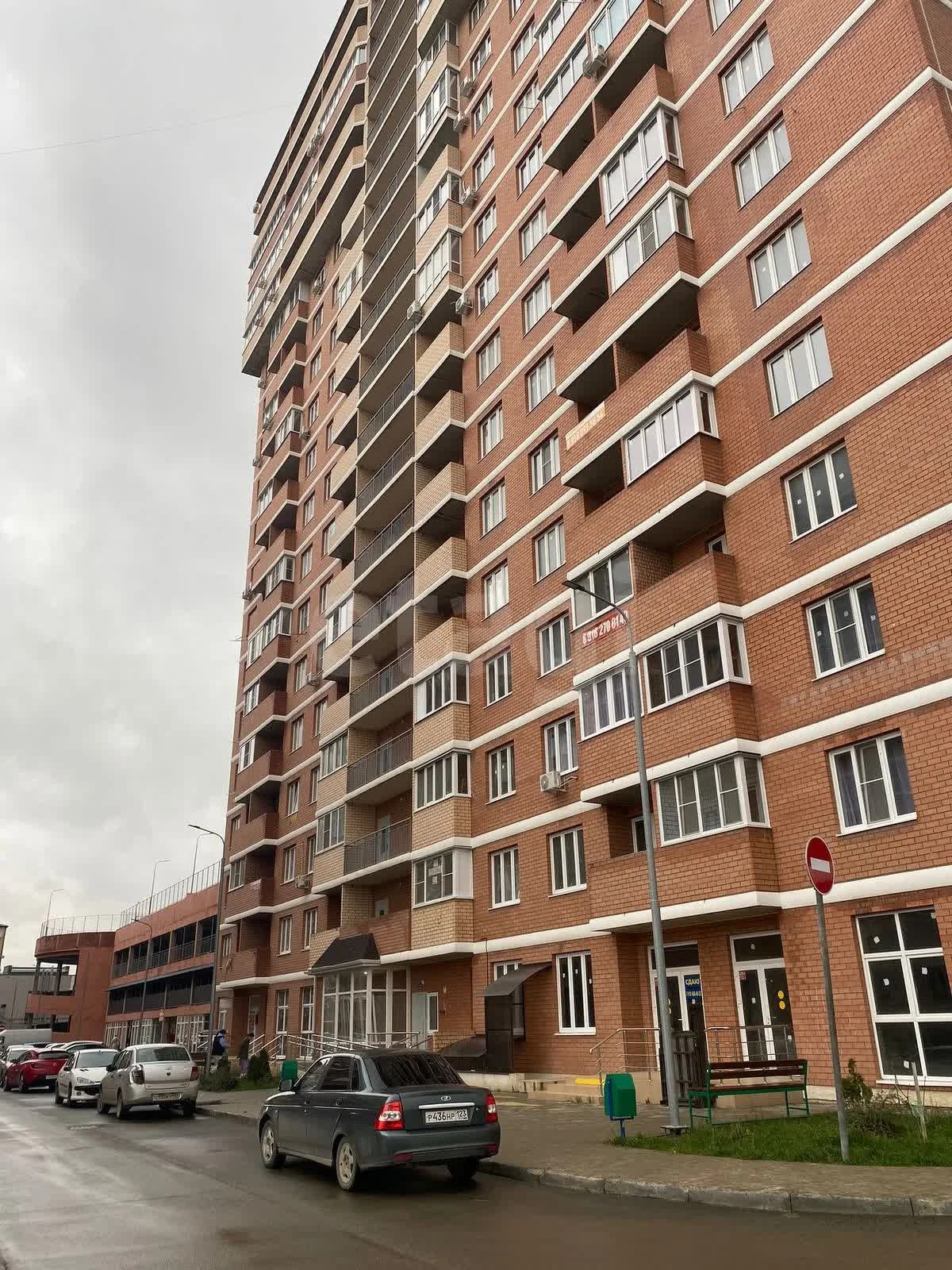 1-к квартира, 33.6м² (улица имени В.М. Комарова, 21б) - миниатюра 11