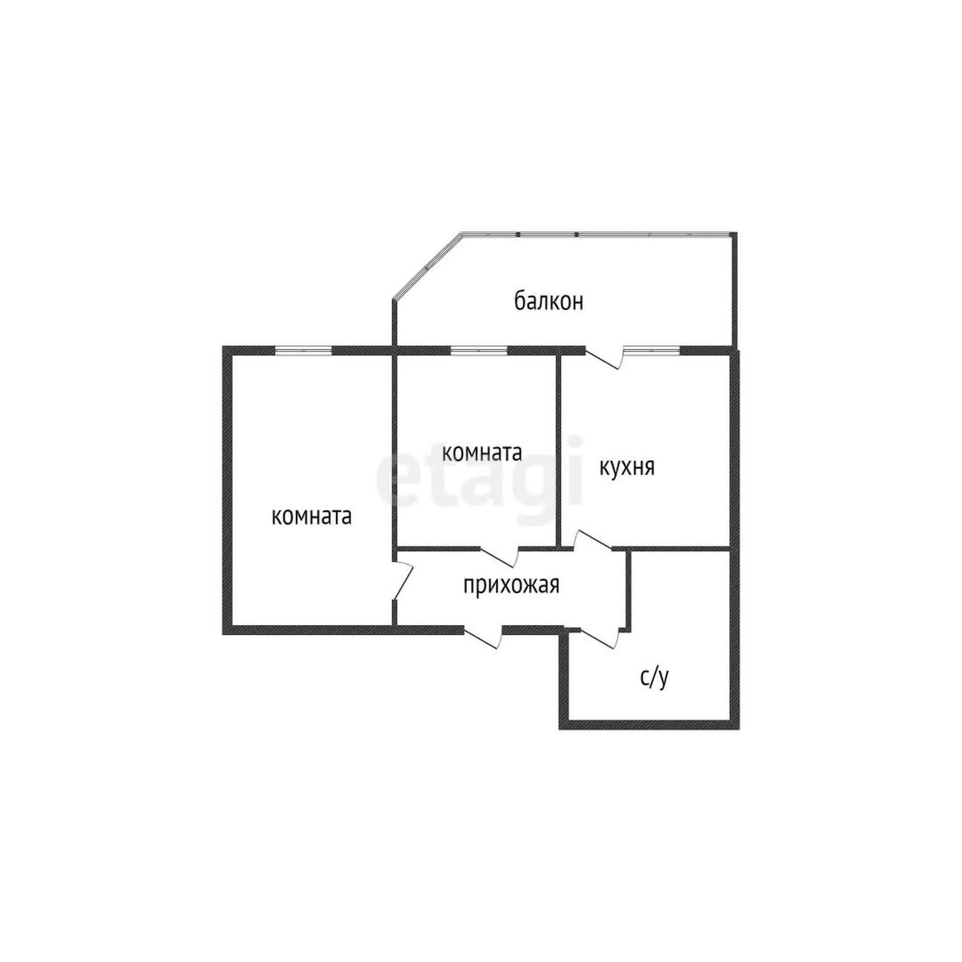 2-к квартира, 49.1м² (улица Цезаря Куникова, 24к3) - миниатюра 20