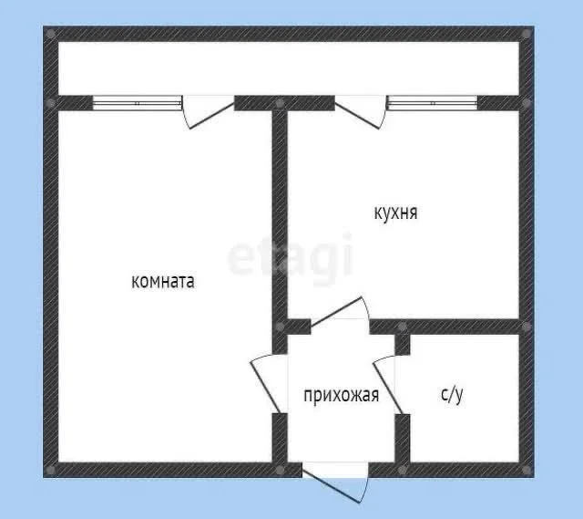 1-к квартира, 36.8м² (Бжегокайская улица, 25/7с1) - миниатюра 14