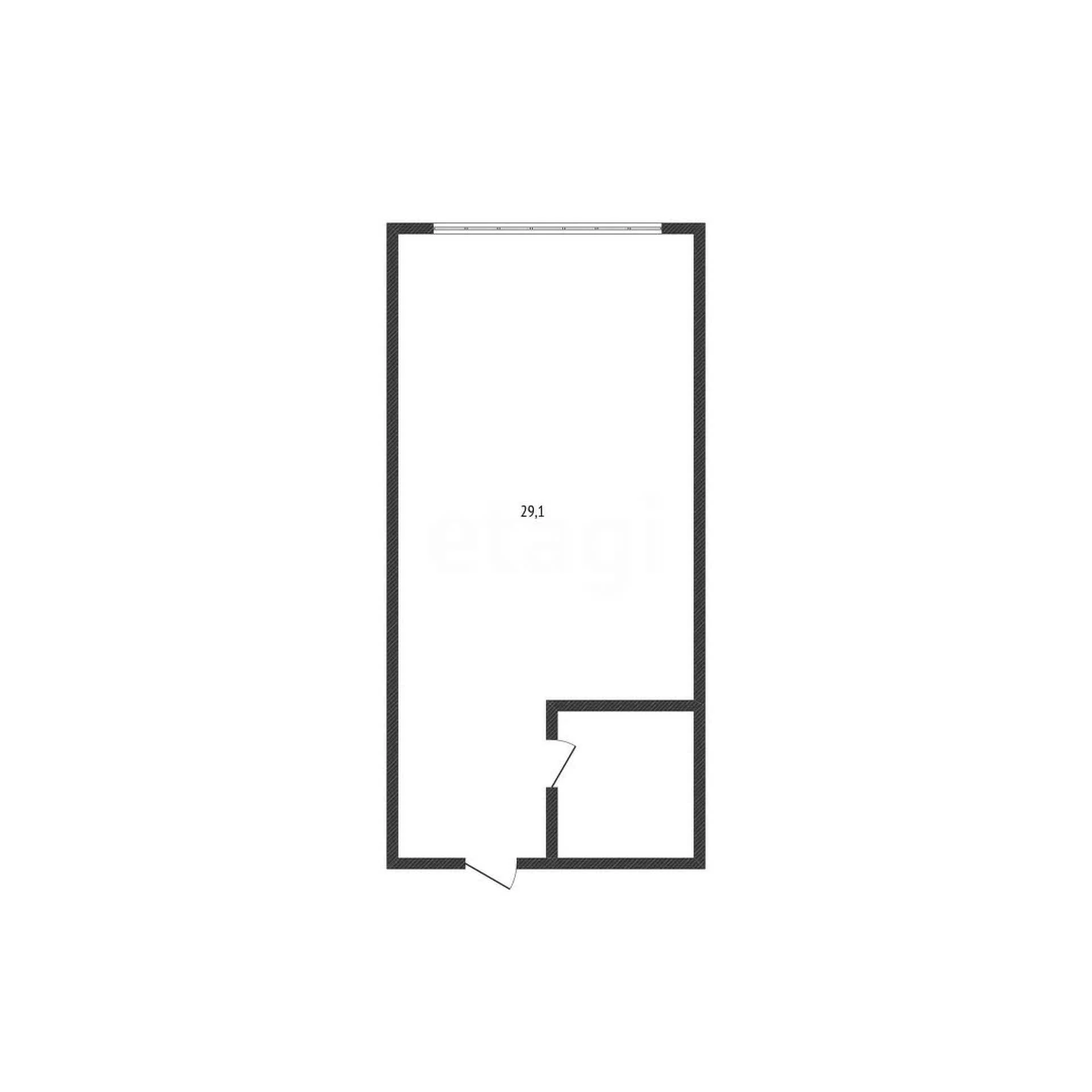 Студия, 29.1м² (улица Карякина, 5к3) - миниатюра 9