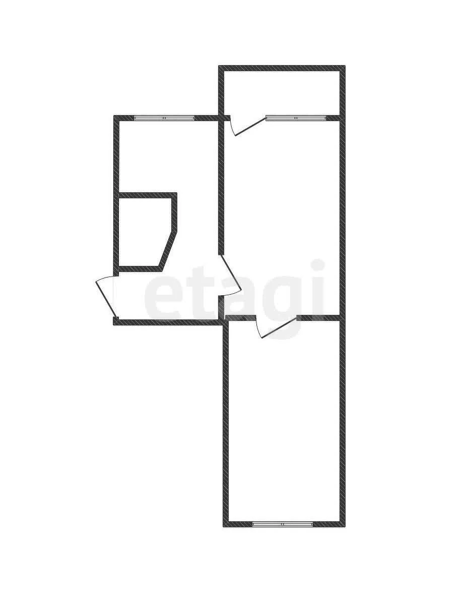 2-к квартира, 44м² (улица Профессора Рудакова, 7) - миниатюра 14