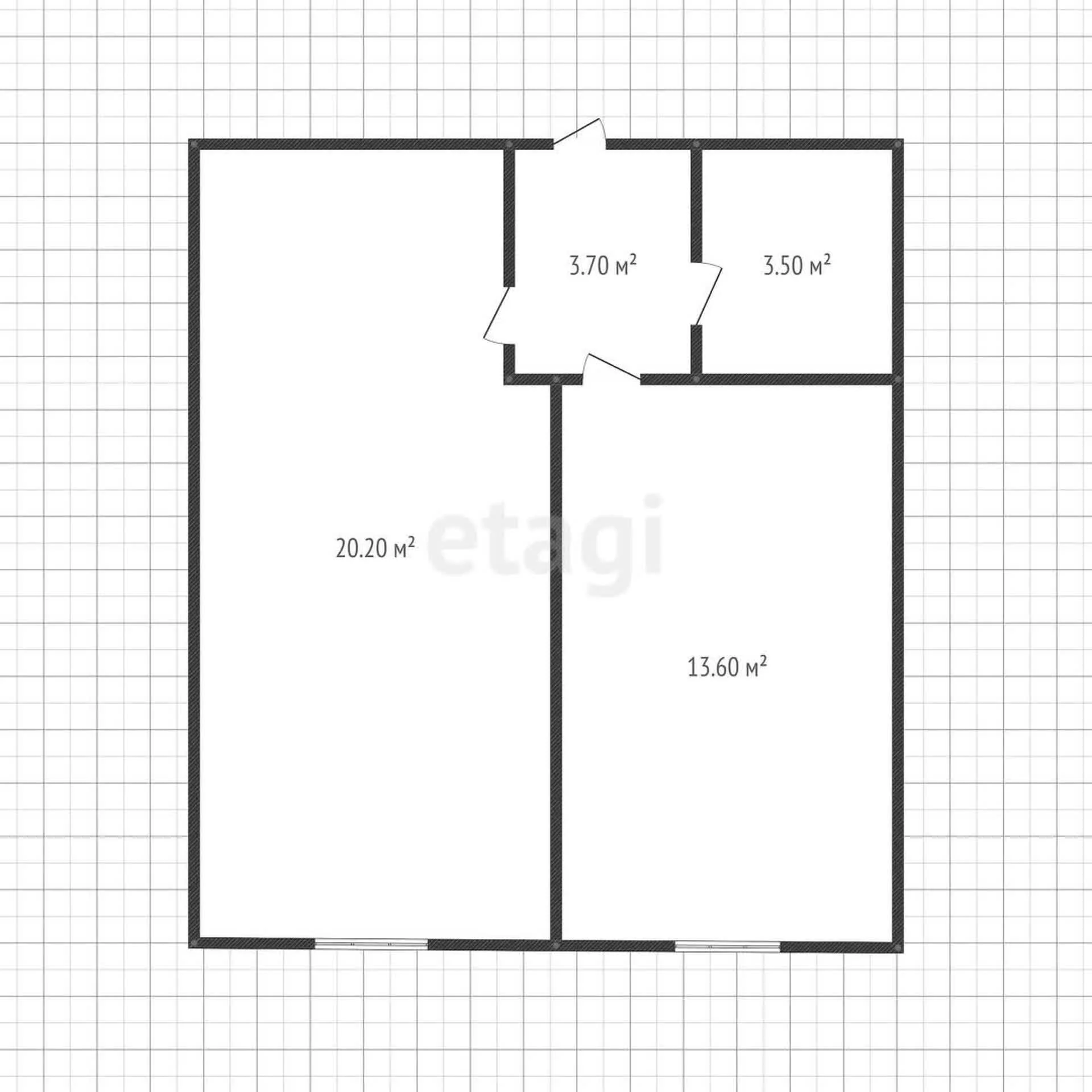 1-к квартира, 41м² (Песочная улица, 1к5) - миниатюра 16