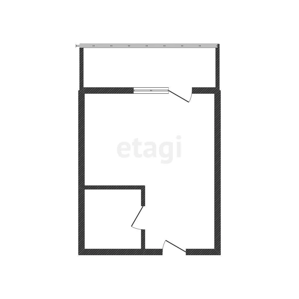 Студия, 24.3м² (, 11) - миниатюра 10