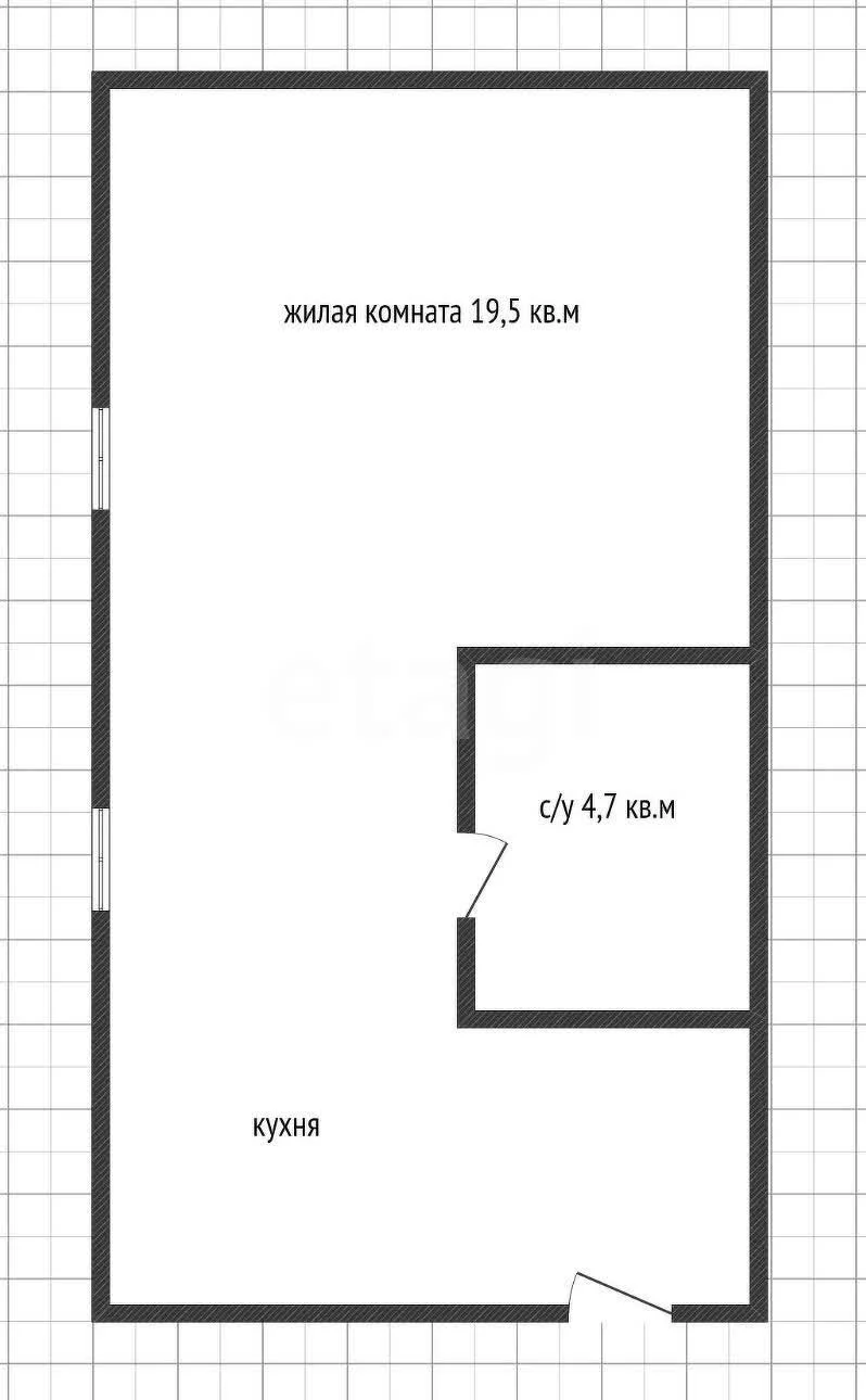 Студия, 34.9м² (Гаражный переулок, 11) - миниатюра 11