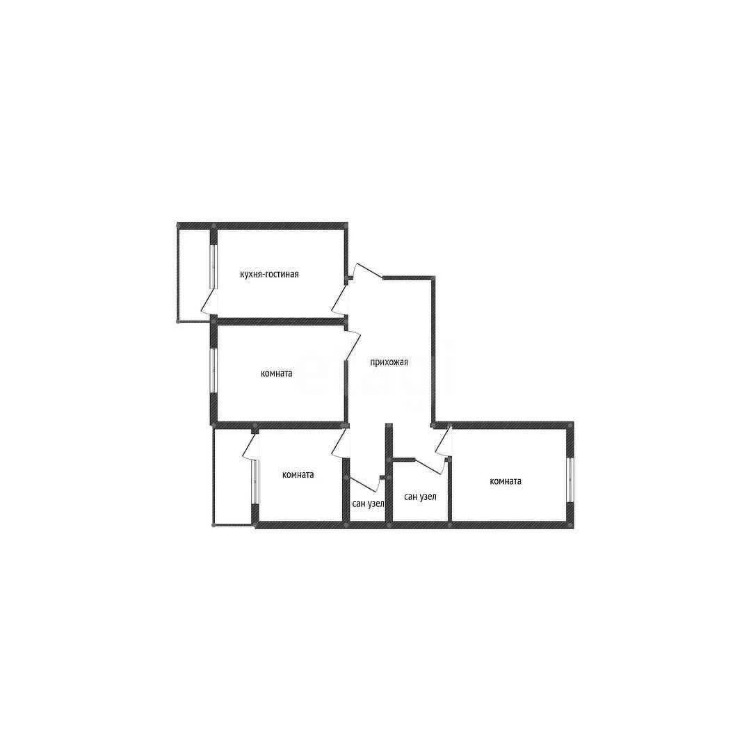 3-к квартира, 91.7м² (Восточно-Кругликовская улица, 48/1) - миниатюра 25