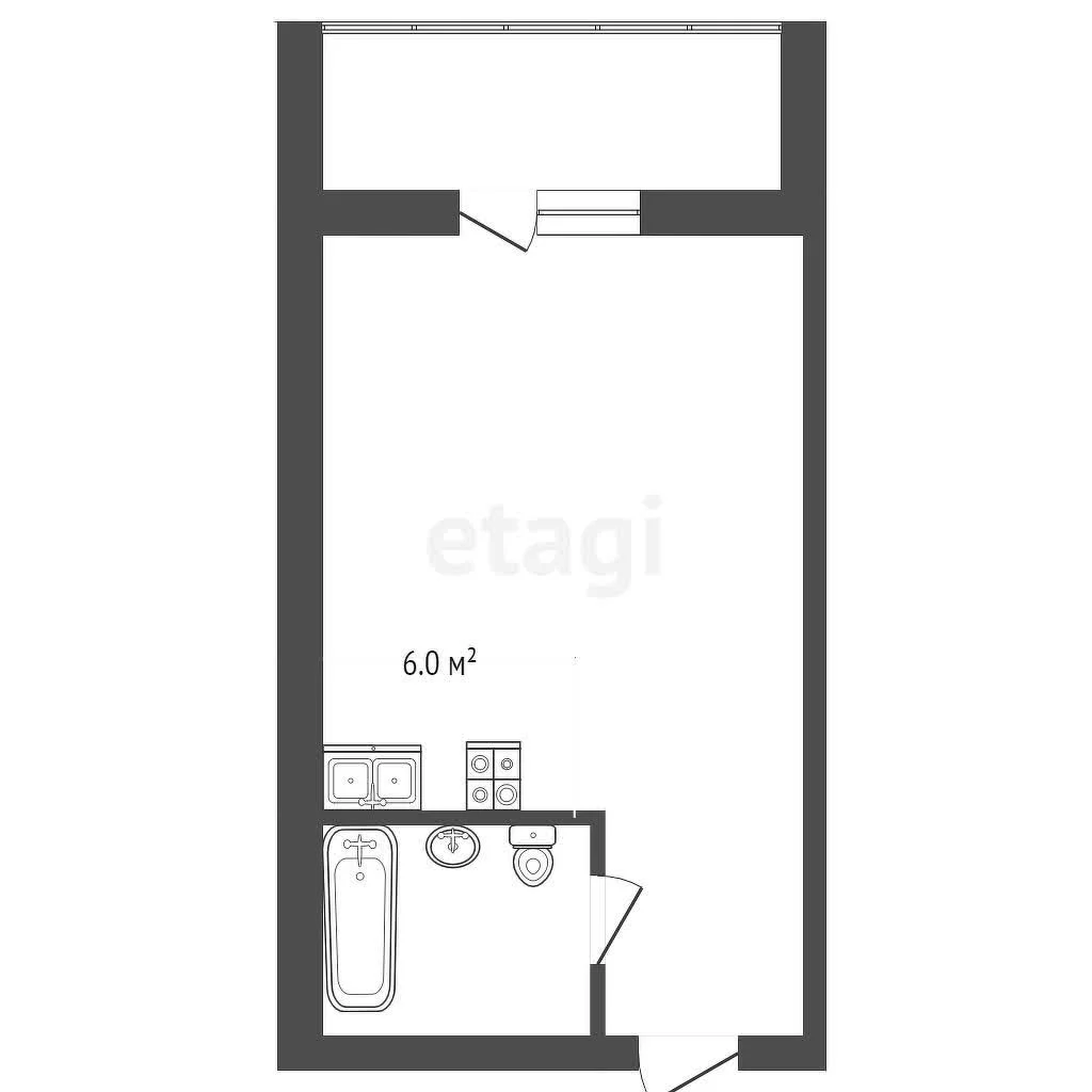 Студия, 22.7м² (5-й проезд Куликова Поля, 5) - миниатюра 23