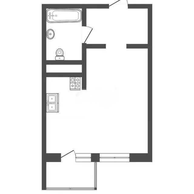 Студия, 22.1м² (улица Ивана Кулибина, 2) - миниатюра 19