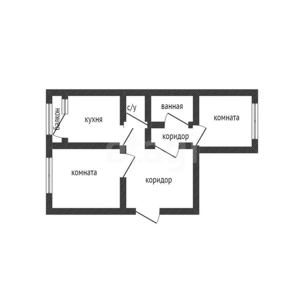2-к квартира, 67.8м² (9-я Тихая улица, 15) - миниатюра 9