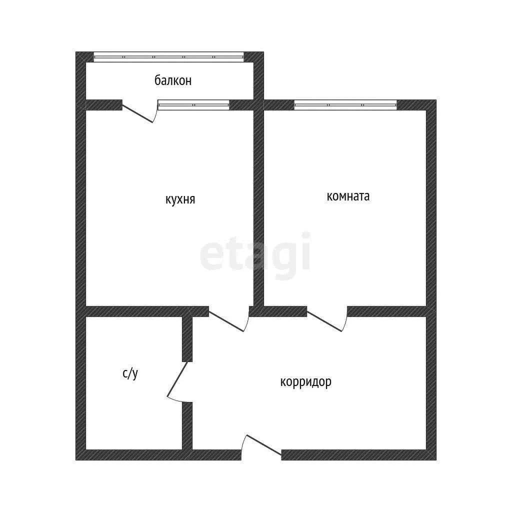 1-к квартира, 35.5м² (Ольденбуржская улица, 11) - миниатюра 23