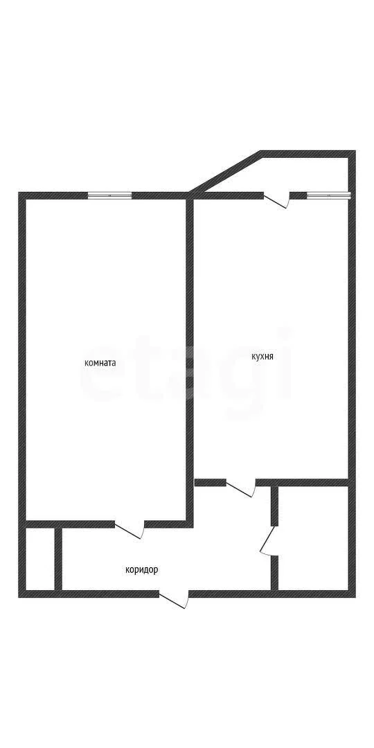 1-к квартира, 37.3м² (улица имени В.Н. Мачуги, 166к2) - миниатюра 4