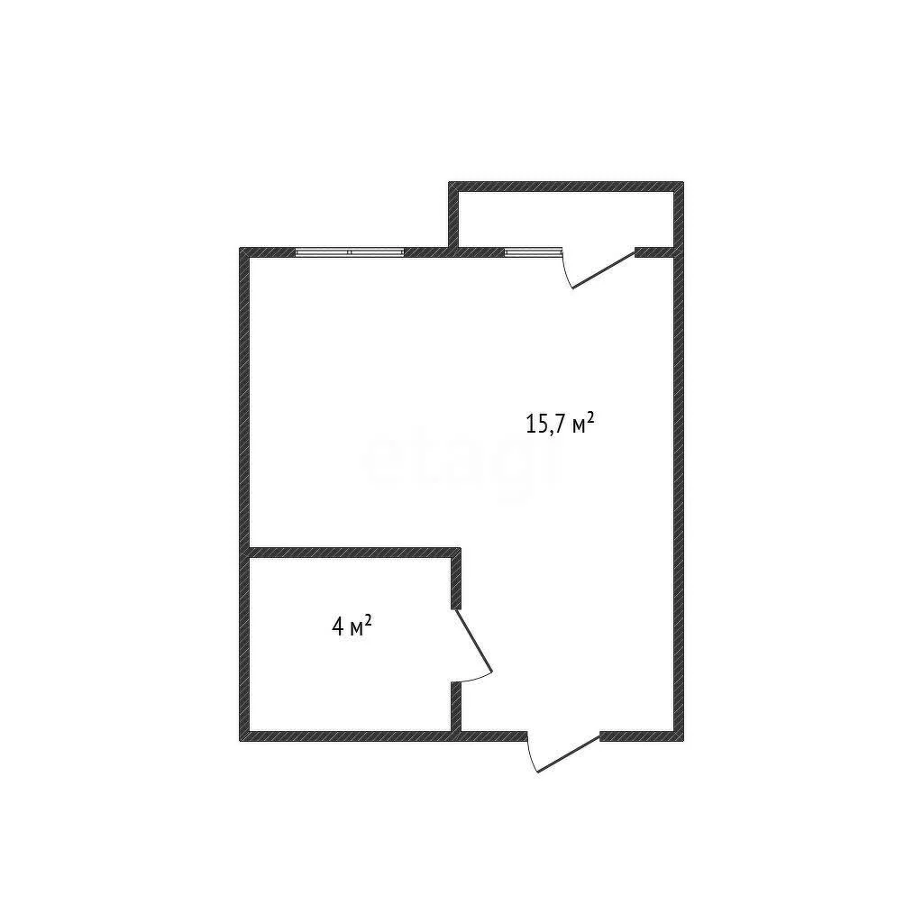 Студия, 19.7м² (улица Красных Партизан, 1/4к10) - миниатюра 19