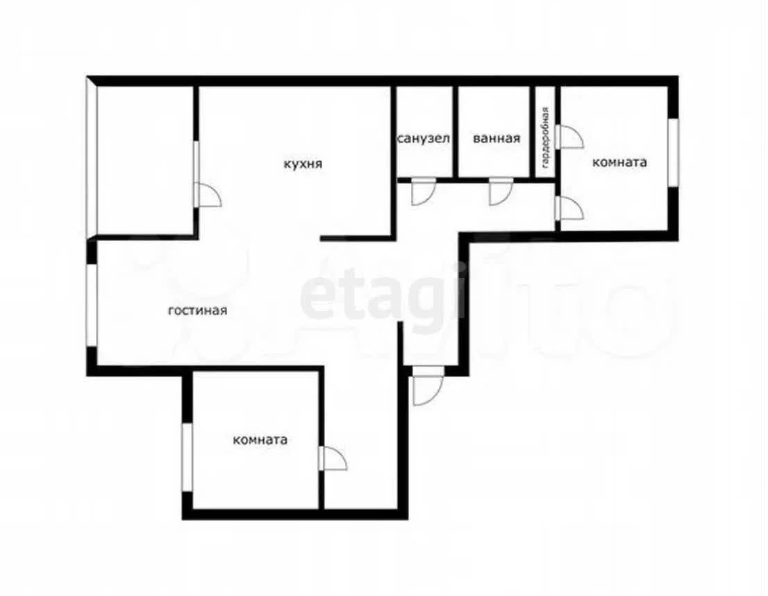 2-к квартира, 94.1м² (Дальняя улица, 39/2) - миниатюра 19