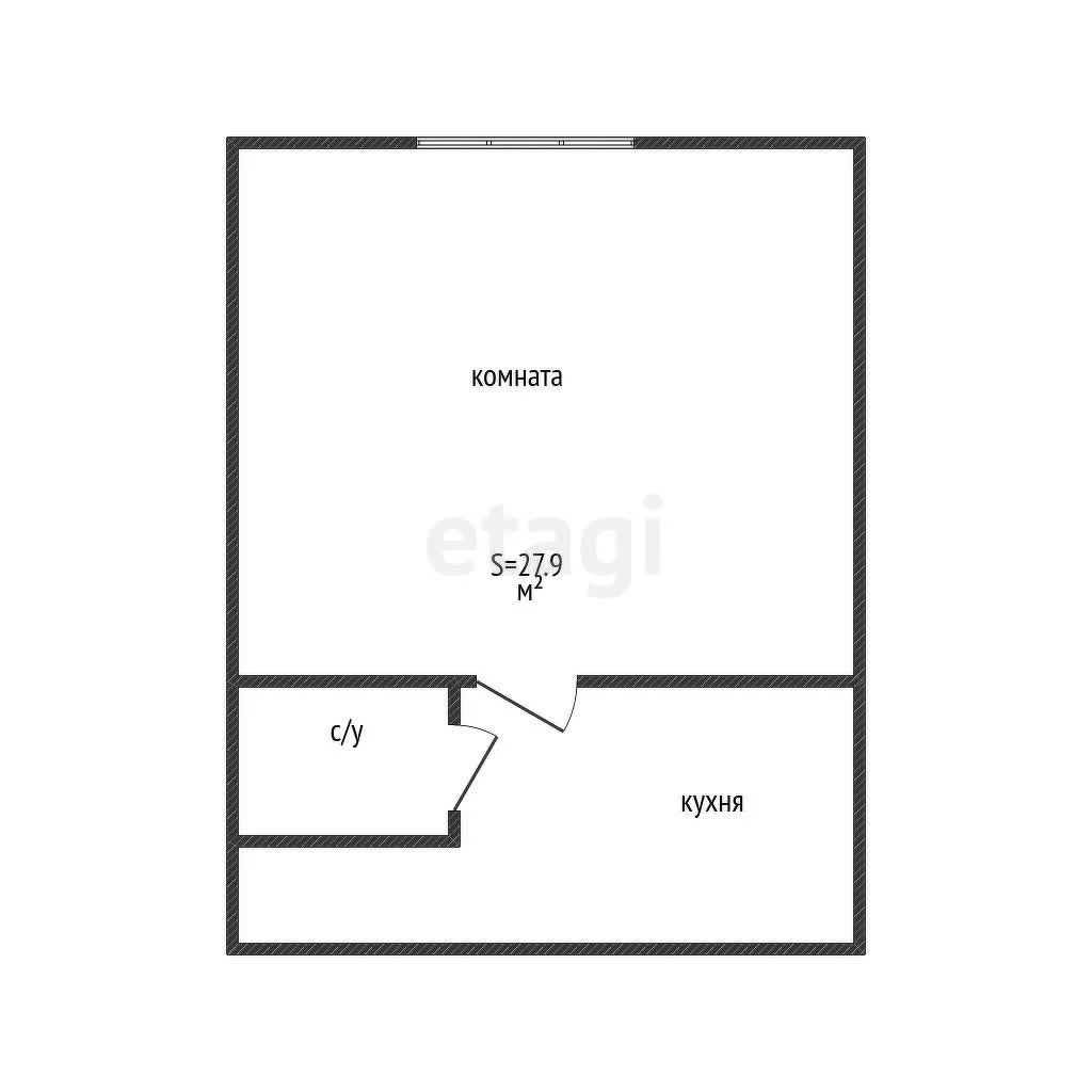 Студия, 27.9м² (улица имени Доватора, 80) - миниатюра 9