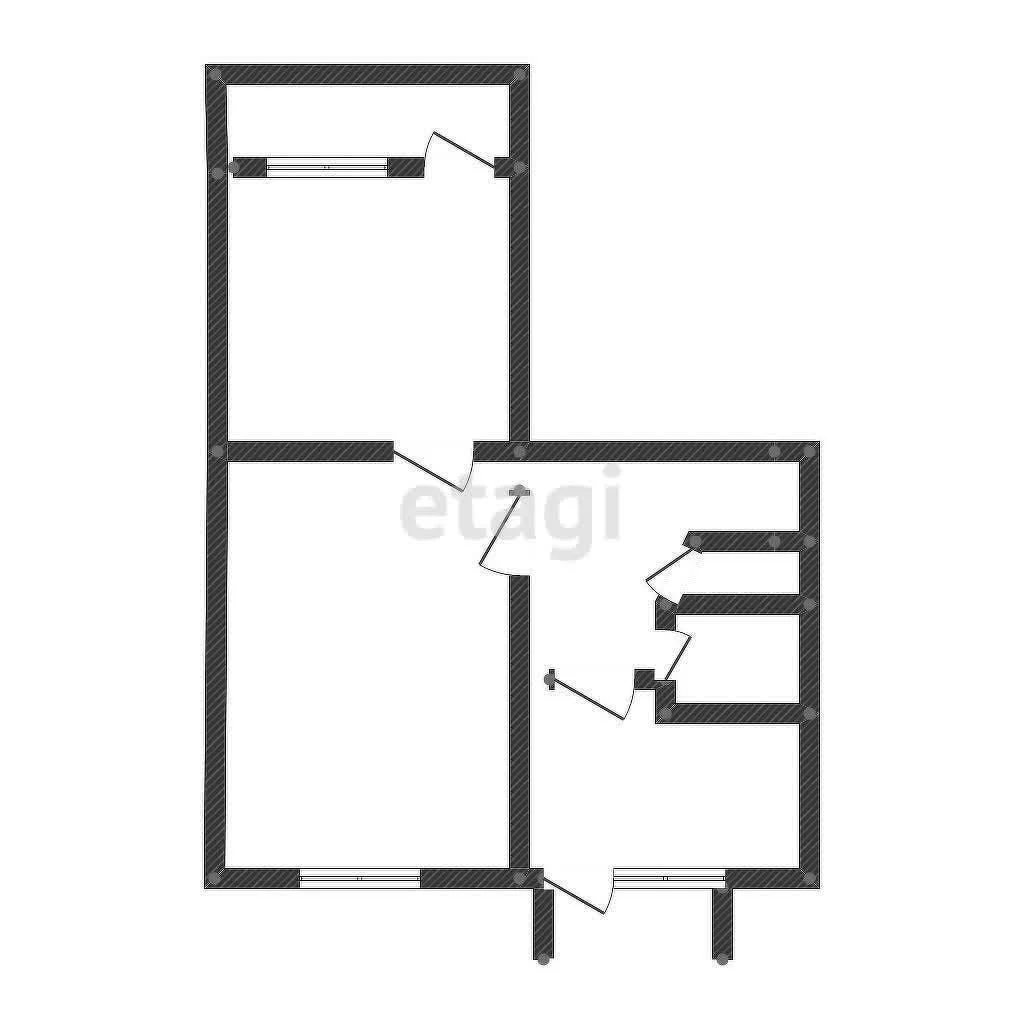 2-к квартира, 44м² (улица Горького, 21) - миниатюра 9
