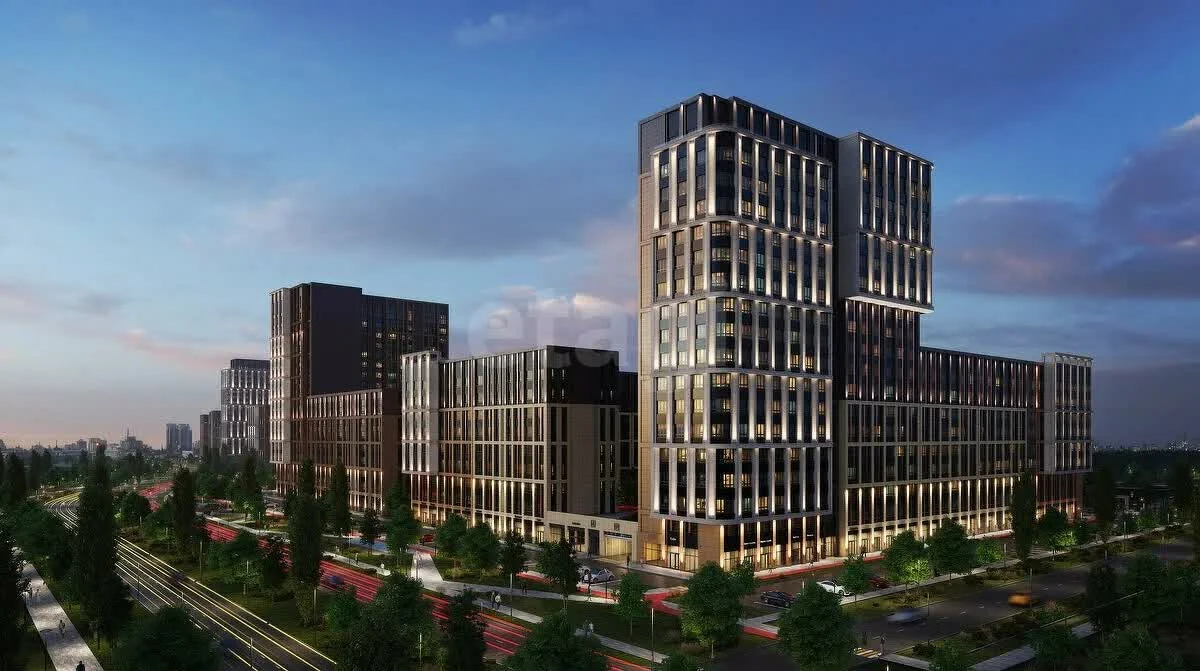 1-к квартира, 49.6м² (улица им. Мурата Ахеджака, 20) - миниатюра 3