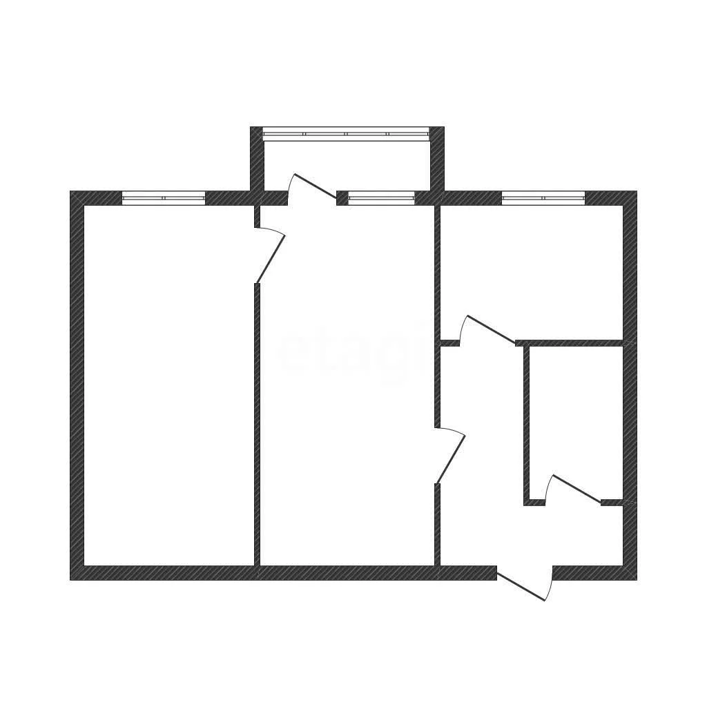 2-к квартира, 45м² (улица Котовского, 92) - миниатюра 14