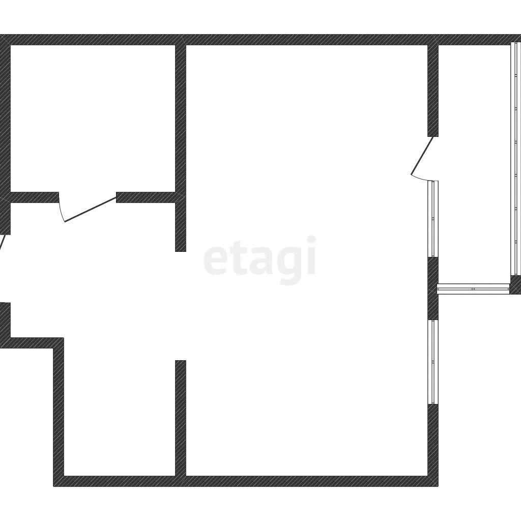Студия, 30м² (улица Красных Партизан, 1/3к4) - миниатюра 10