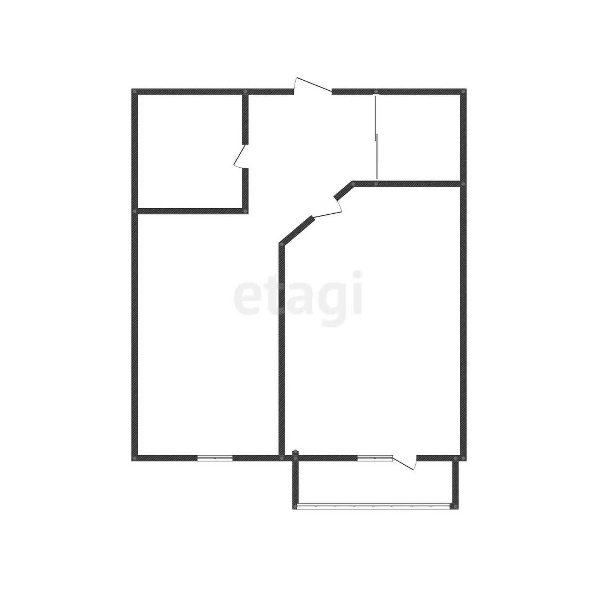 1-к квартира, 40.2м² (Московская улица, 144/2) - миниатюра 6