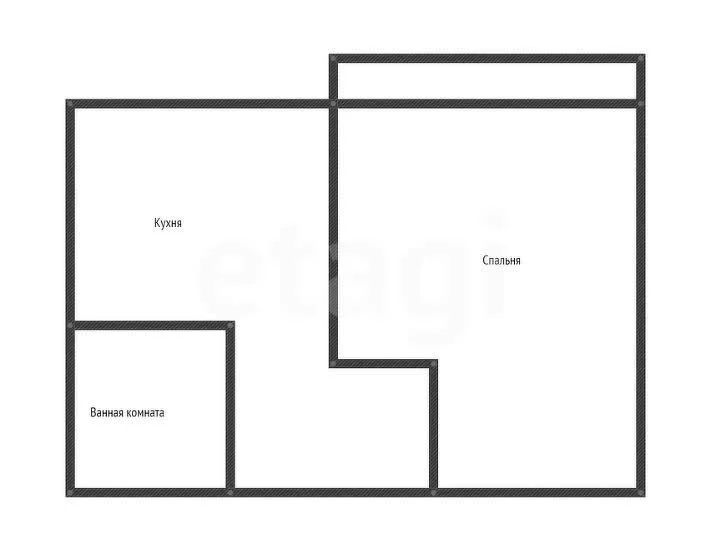 1-к квартира, 31.5м² (улица имени Владимира Жириновского, 1к1) - миниатюра 2