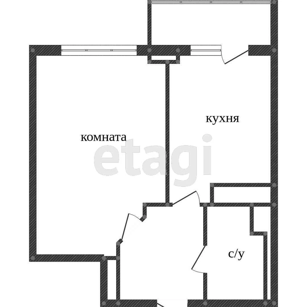 1-к квартира, 37.5м² (Черкасская улица, 58) - миниатюра 9